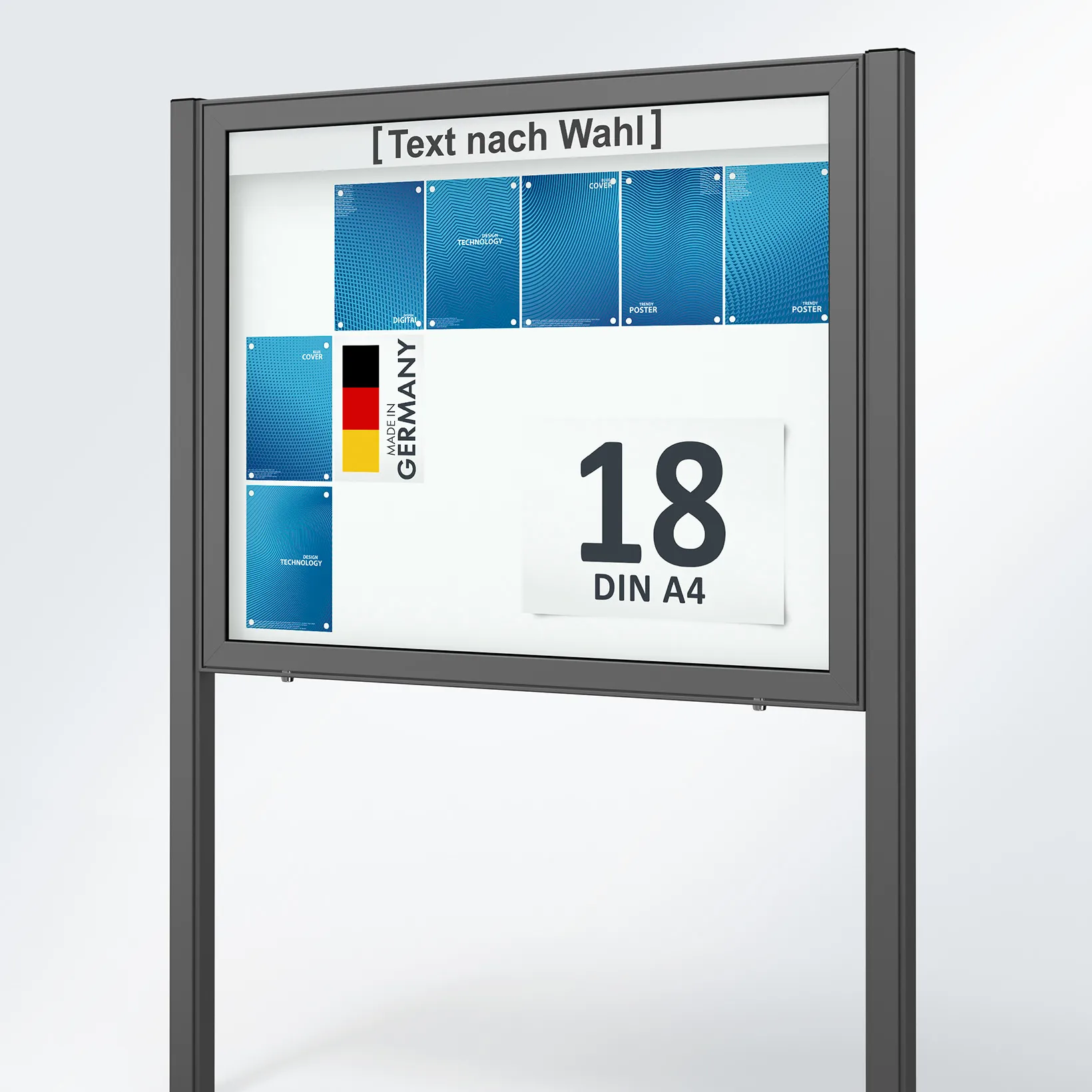 poster-board, display, signage, stand-alone, DIN A4